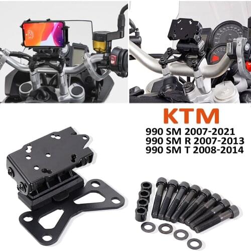 NEW Motorcycle GPS Navigaton Plate Bracket Front Phone Stand Holder Phone For 990 SM R/T