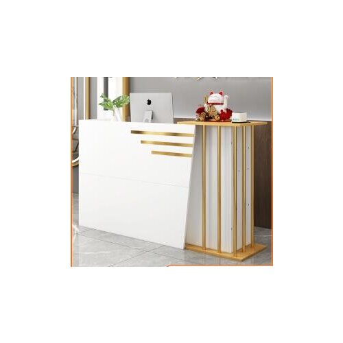 Barber shop light luxury cash register clothing store small counter beauty salon reception desk European-style commercial bar co