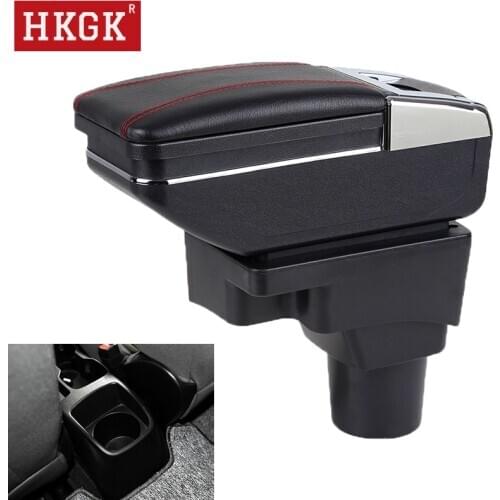 Armrest For Chevrolet Sonic/Aveo 2012-2018 Rotatable box Central Store Content box with Ashtray Cup holder Car accessories