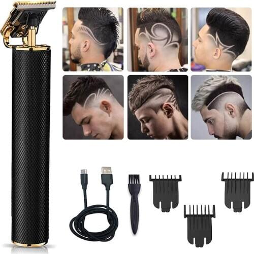 Pro T Outline Clippers Trimmer Electric Pro Li Outline Trimmer T Blade Trimmer Grooming Cordless Rechargeable,Professional 0mm B