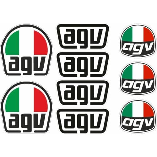 Rally car sticker Motos Suitable for AGV Helmet Decal Set Sticker Vinyl Graphic Logo Adhesive Kit Aufkleber