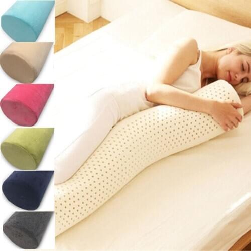 Multi-color Natural Latex Pillows Soft Bedding Sleeping Leg Waist Massage Pillow Health Care Pregnant Women Side Sleeper pillow