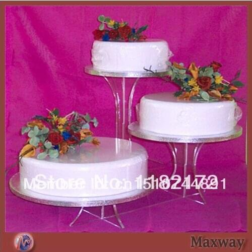 Wedding decoration 3 Tier Clean Beautiful Acrylic Cupcake Stand Party / Wedding / Festival Supplies