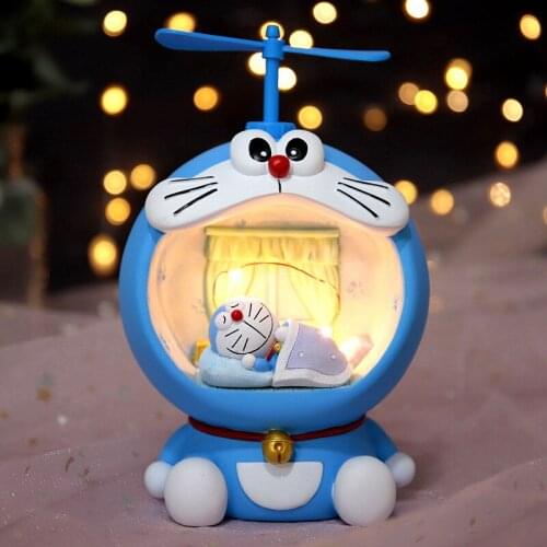 Tinker Flying Night Lights Star Light Decoration Gifts Cartoon Cute Blue Pink Lamp Piggy Bank Christmas Birthday Gifts Child