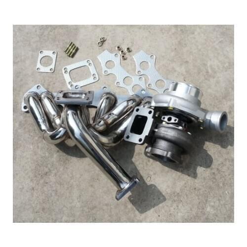 GT3582 Turbo Com AR0.70 Turbine AR 0.82 550+ hp +Exhaust Manifold For Toyota Supra 1JZ JZX100 VVTI 550+ HP