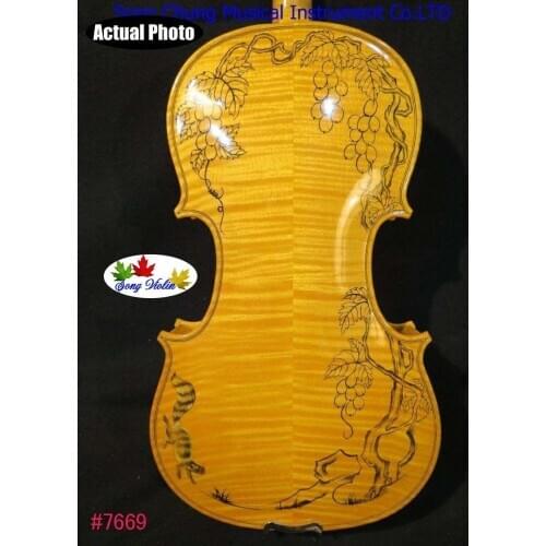 Guarneri style SONG Brand Maestro drawing 15" viola, resonant sound #7669