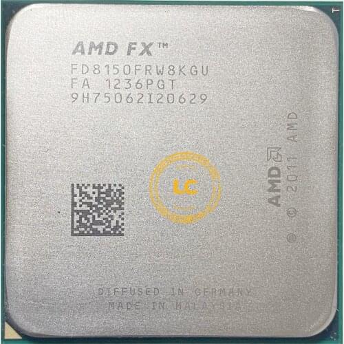 AMD FX-Series FX-8150 FX 8150 FX8150 Eight-Core CPU Processor FD8150FRW8KGU Socket AM3