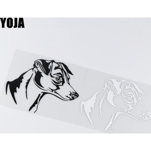 YOJA 15.2X14.1CM Jack Russell Terrier Vinyl Decal Car Sticker Decor Lovely Animal Dog ZT2-0097