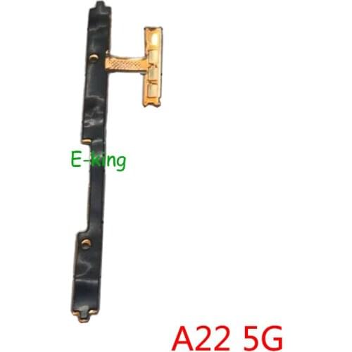 10PCS For Samsung Galaxy A22 5G Power ON OFF Volume Up Down Side Button Switch Key Flex Cable