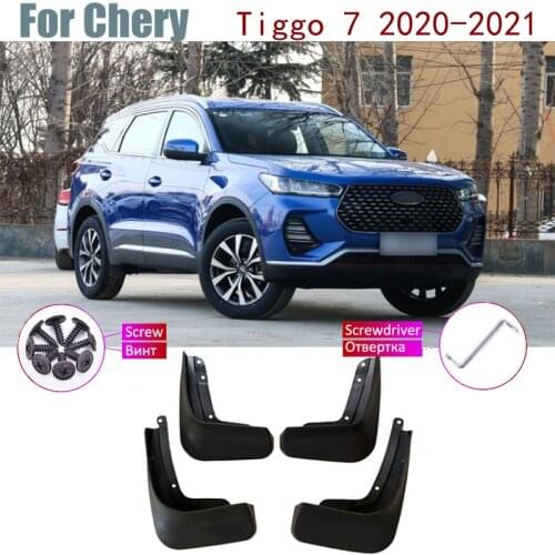 4 Uds frente guardabarros trasero guardabarros guardia Splash aleta guardabarros Guardabarros para For Chery Tiggo 7 2020-2021