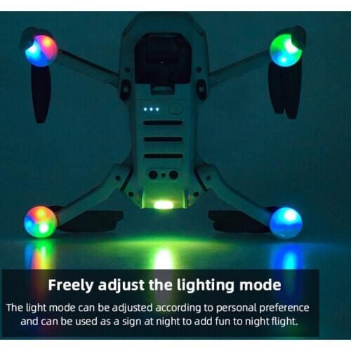 4pcs RGB LED Night Flying Navigation Signal Lamp for DJI Mavic Spark Phantom 3 4 EasyLight LED Position Navigation Lights
