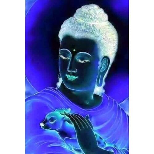 5D DIY diamond painting Buddha statue Full square/round Embroidery Pattern 3D Cross stitch kits mosaic wall stickers