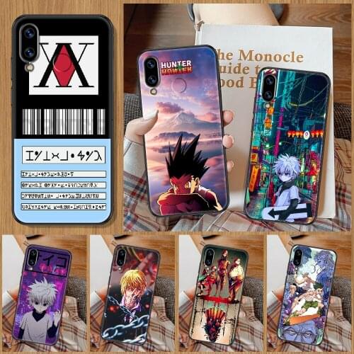 HUNTER×HUNTER Anime Phone Case For Huawei Honor 6A 7A 7C 8A 8X 8 9 9X 10 10i 20 Lite Pro black art cell cover soft bumper