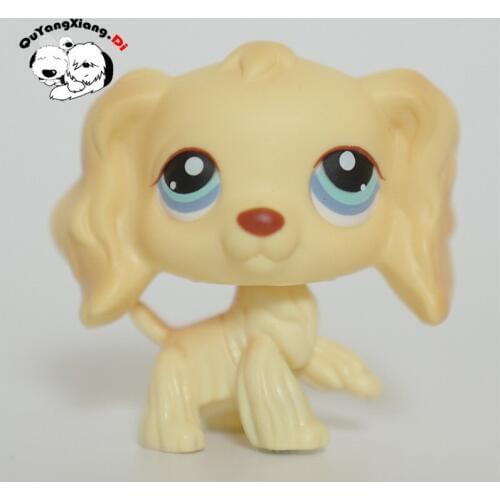 CWG043 Pet Shop Animal Beige leg lift dog doll action Figure