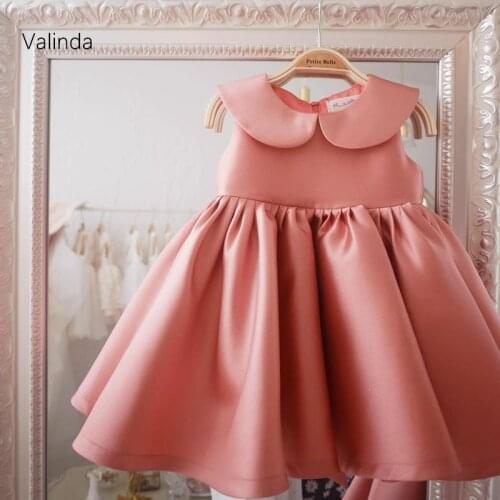 Little Princess Girl Birthday Party Dresses for Wedding Kids Clothing