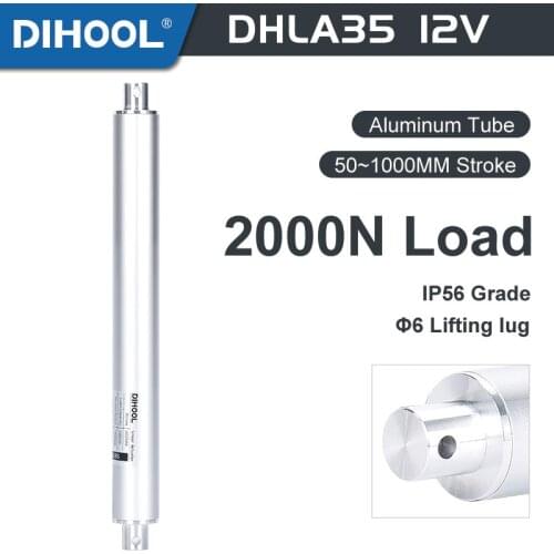 Bed Electrical Linear Actuator 2500N Load 850MM Stroke Telescopic Rod Force Low Noise Electric Piston Pushrod Window Openner