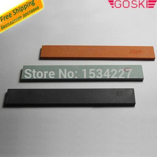 Aluminium oxide stone 3 pieces200# 400# 600# deburring and smoothing the snowboard edge works with most edge tuners