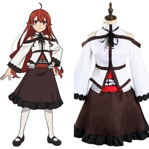 Mushoku Tensei: Jobless Reincarnation Cosplay Costume Eris Boreas Greyrat Coat Dress Uniform Suit Halloween Carnival Outfits