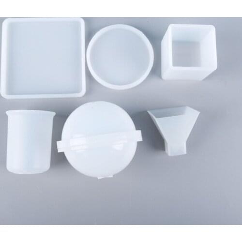 Handmade Jewelry Crystal Glue Pendulum Set Silicone Mould Set Mirror Aromatherapy Gypsum Gem Pendant Epoxy Resin Casting Molds