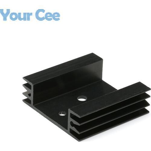 1 pc 45*45*14mm Heatsink Cooling FinRadiator Cooler Aluminum Heat Sink for TO3 TO-3 Transistor 45X45X14mm