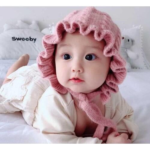 Baby Boy Girl Hat Accessories Kids Cap Wool Warm Hat Boys Girls Autumn Winter Caps Newborn Photography Props Children