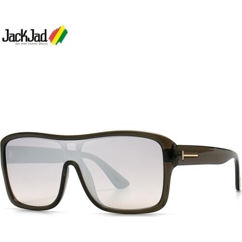 JackJad 2020 Fashion Cool Shield Style Gradient Sunglasses Men Women Vintage T Metal Brand Design Sun Glasses Oculos De Sol 0729