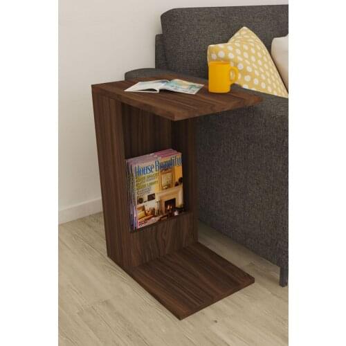 Modern Drop Side Coffee table Walnut coffe table