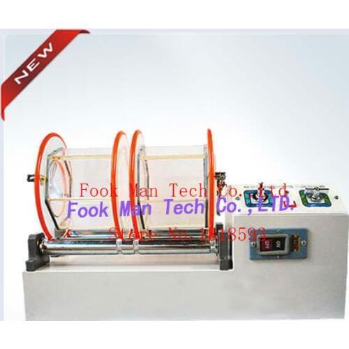 Jewelry Machine Tools 11kg Rotary Tumbler With Two Barrels Drum Polishing Machine