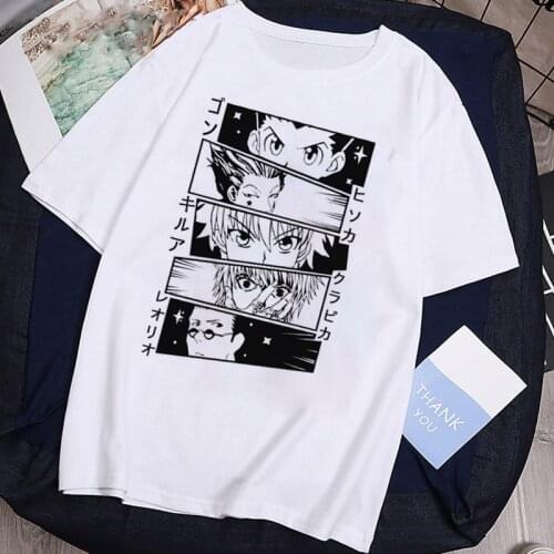 Hunter X Hunter Hisoka Morow HxH Women T Shirt Cartoon Tshirt Harajuku 90s Female Short Sleeve T-shirt Summer Clothes
