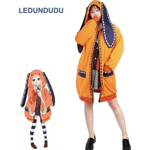 Anime Compulsive Gambler Yomoduki Runa Cosplay Coat Women Cosplay Costumes Outfit for Christmas Halloween Party