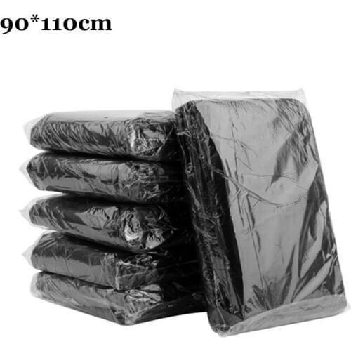 10PS 90x110cm Kitchen Garbage Bags HDPE Pressure Bag Waterproof Storage Plastic Bags Outdoor & Home Garbage Bag Large Packaging