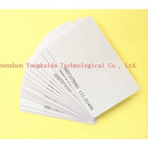 1000PCS/lot RFID 125khz EM4100 chip ID card . card