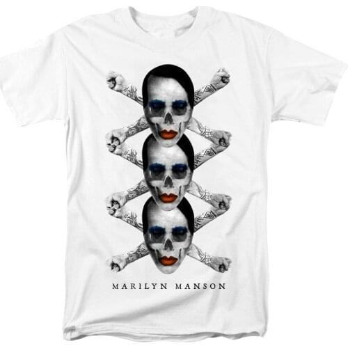 14 Designs American Singer Marilyn Manson Rock Band Men Women Black Shirt Hardrock Heavy Dark Metal Rocker Skateboard Camiseta