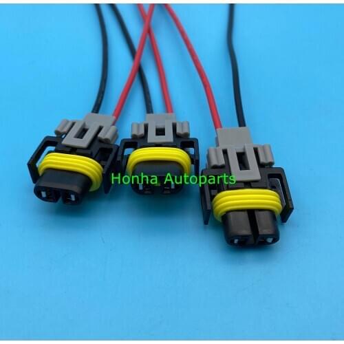 2 pin H11 Fog Lamp Harness Connector Automotive Waterproof Connector HID Xenon Lamp Plug DJ7028Y-2.8-21 with wire