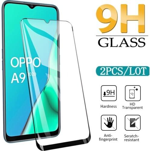 2pcs Tempered Glass Screen Protector for OPPO A9 A5 A53 A53S A31 2020 Safety glass For OPPO A92 A73 A72 A52 Protective Glass