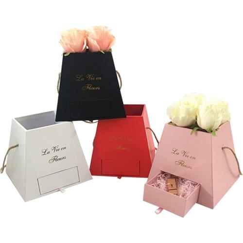 2020 Clearance flowrist packing flowers gift box,weddiing party decoration box include drawer chocolate candy favous gift