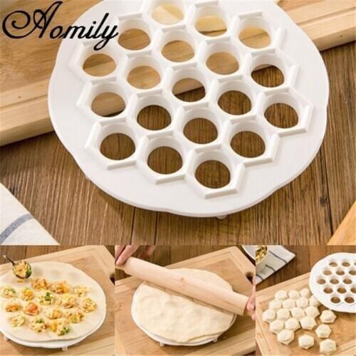 Aomily DIY Dumpling Making Molds Moulds Dough Press Ravioli Mould Home Kitchen Pastry Baking Cooking Tools Dumpling Maker