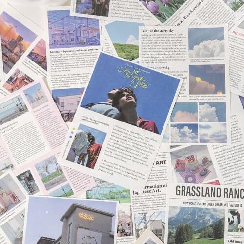 50Pcs Freeze Frame Moment Series Writable Hand Account Decoration Material Paper Notesdiary Scrapbooking
