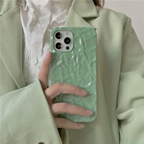 Retro matcha green tea art summer cool Japanese Phone Case For iPhone 11 12 Pro Max Xs Max XR X 7 8 Plus X 7Plus case Cute Cover