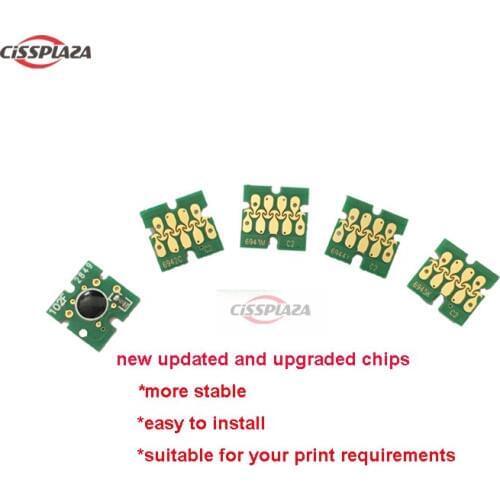 CISSPLAZA 10sets T6941-T6945 INK Cartridge one time Chip compatible For epson T3000 T3070 T5070 T3200 T5200 T7200 T3270 T5270