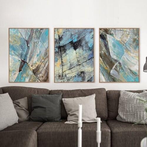 Color Ink Splash Abstract Modern Simplicity Canvas Painting Art Print Poster Picture Wall Painting Home Decor