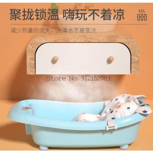 Baby Bathtub Newborn Bathtub Baby Products Thickened Large Size Can Sit And Lie Children Bath Bucket Household