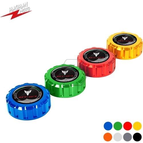 For Yamaha MT07 MT-07 Reservoir Cover FZ07 2014-2017 CNC Motorcycle Rear Brake Reservoir Cap