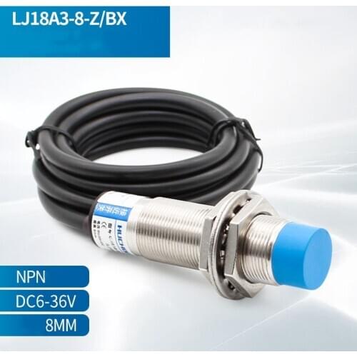 Free shipping M18 8mm sensing inductive proximity sensor switch NPN NO LJ18A3-8-Z/BX/BY/AXAY/-5V work voltage 5V secial for MCU