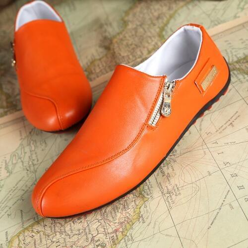 Pu Leather Mens Loafers Fashion Moccasins Slip On Mens Boat Shoes Comfortable Fashion Casual Men Flats Shoes Big Size 2.5a