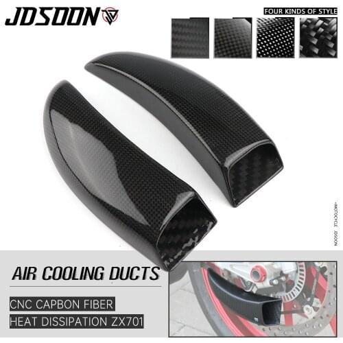 Carbon Fiber Air Ducts Brake Cooling Mounting kit Air Cooling Ducts System For for DUCATI STREETFIGHTER 1098 2010 2012 2013 2014