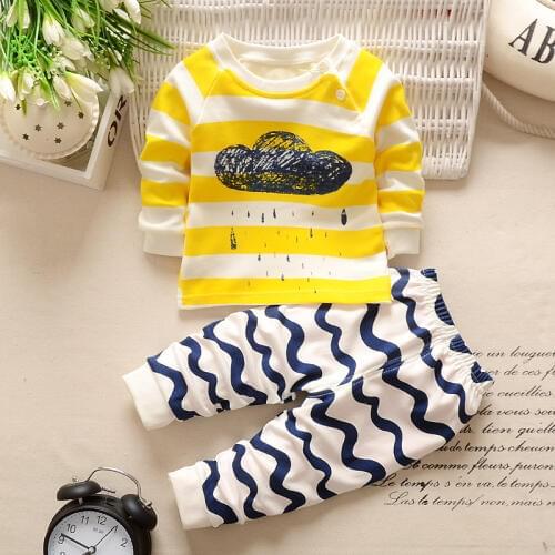 Baby Girls Clothing Set cartoon Infant Newborn Baby Boy Clothes Children Clothes Kids Long Sleeve T Shirts Boys