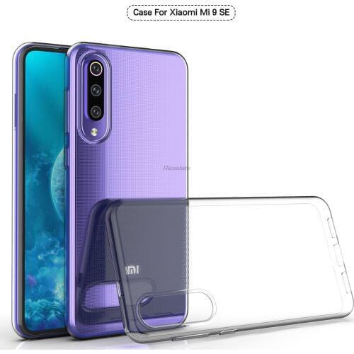 Clear Case for Xiaomi Mi 9 SE Transparent Soft TPU Shockproof Phone Case Xiaomi Mi9 SE Protection Cover