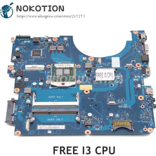NOKOTION For Samsung NP-R540 R540 Laptop Motherboard HM55 UMA HD DDR3 BA41-01219A BA92-06381B BA92-06381A