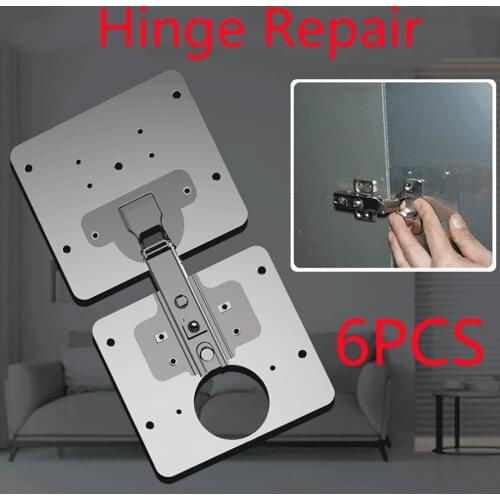 Hinge Repair Plate Kitchen Cupboard Door Hinge Repair Kit Cabinet Repair Side Panels Mount Cabinet Cupboard Furniture Hinge